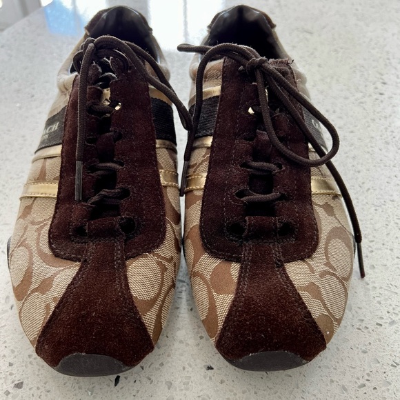 Coach Signature Tennis Shoes - Picture 1 of 9